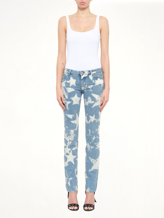 GIVENCHY Denim Trousers (Blue)