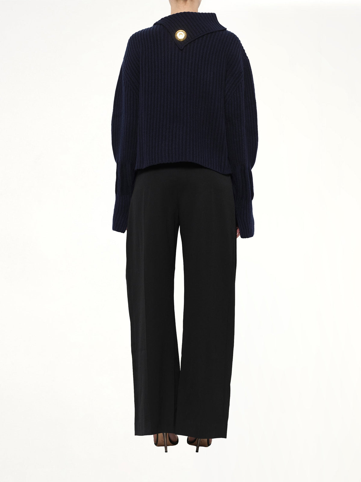 JWA Chunky Knit Jumper (Navy)