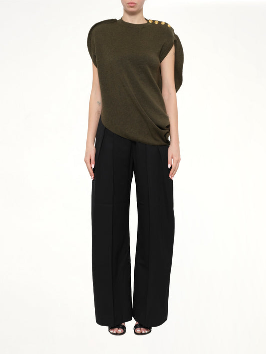 JWA Circle Knit Top (Khaki)