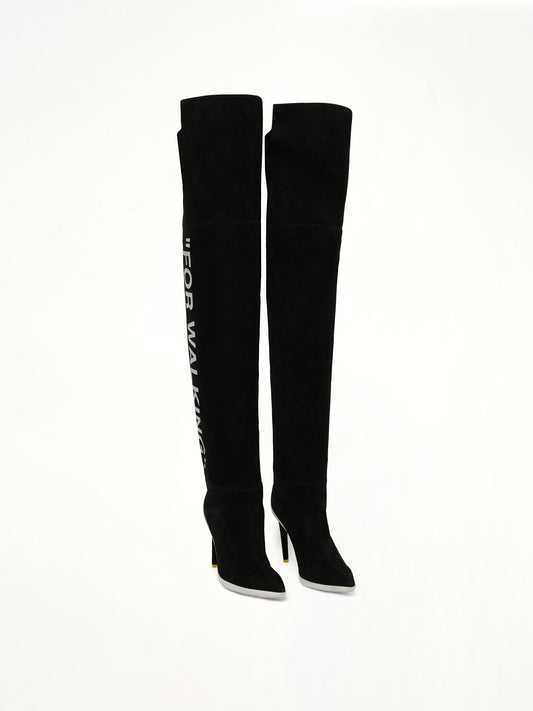OFF-WHITE Walking High Boot (Black)