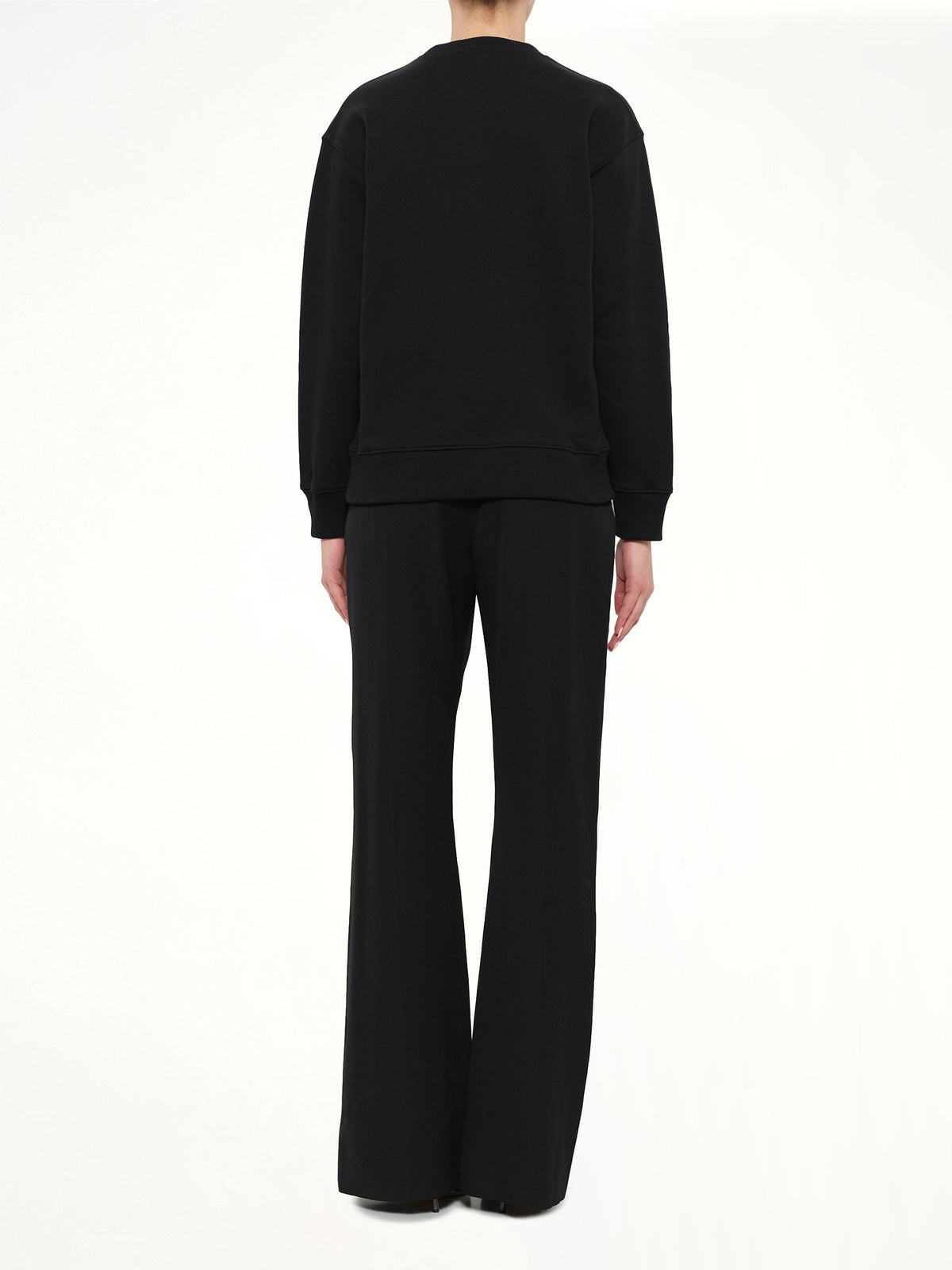 JWA Embroidered Logo Sweatshirt (Black)