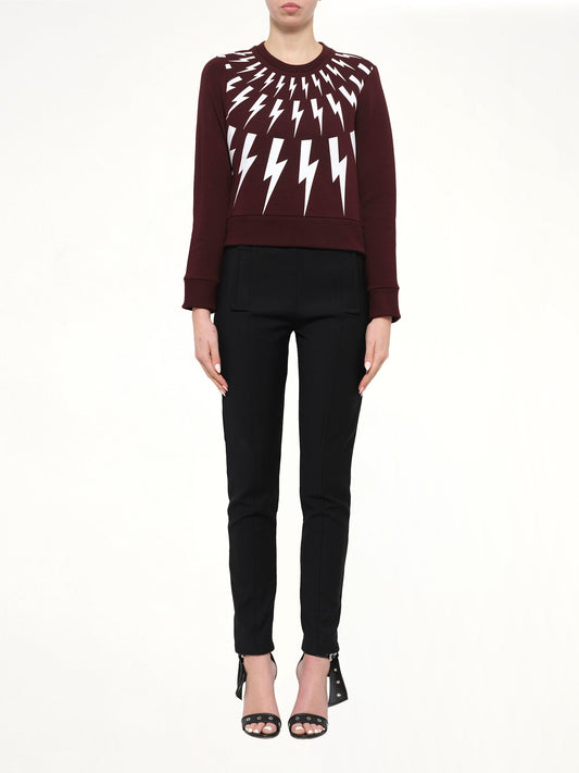 Neil Barrett Sweatshirt (Bur/Wht)