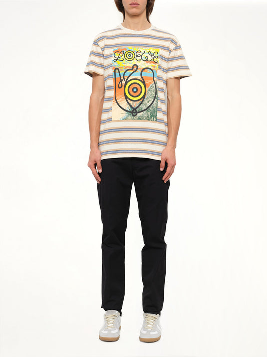Loewe ELN Stripe T-Shirt (Blue)