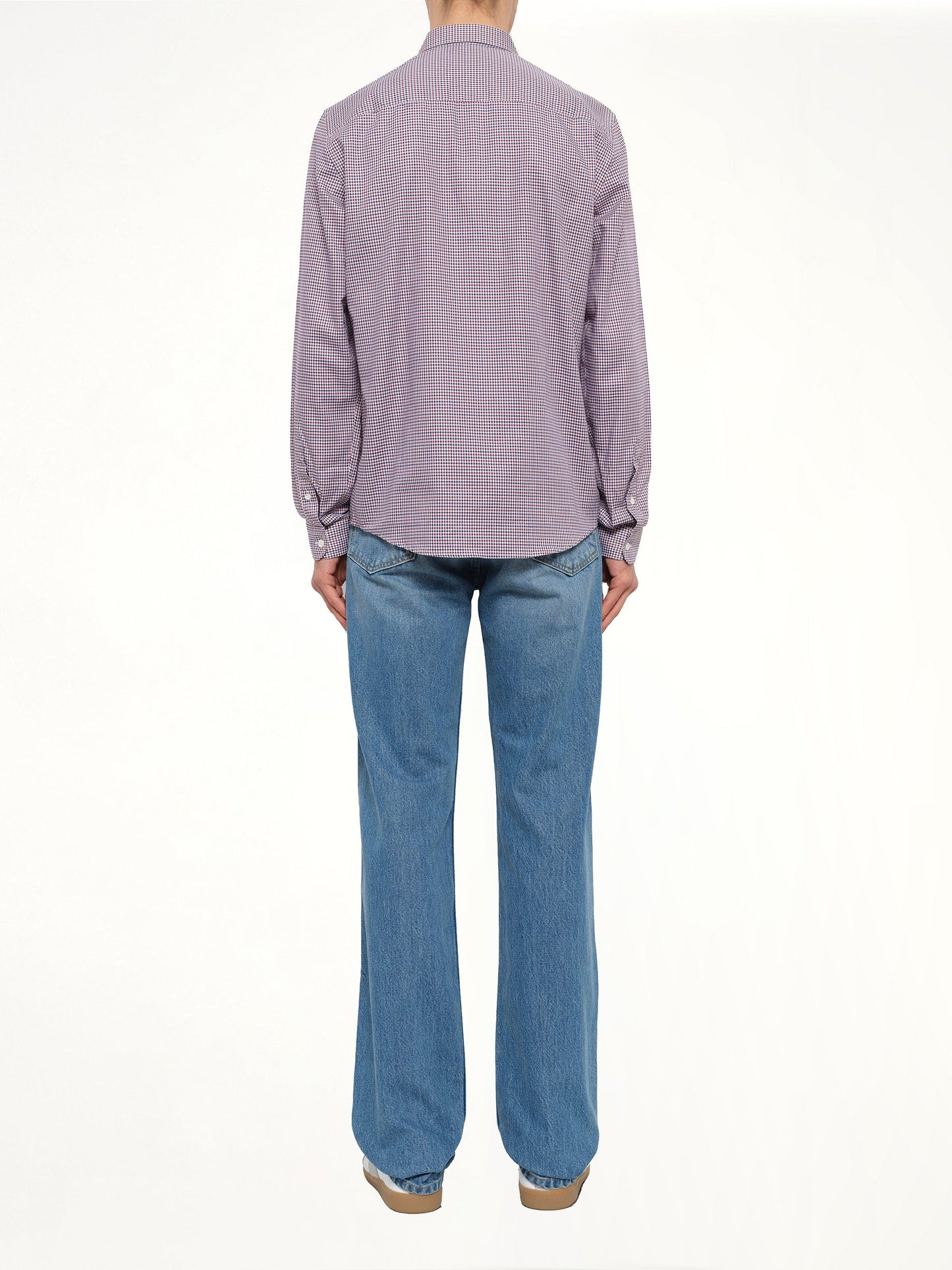 MIX Button Down Shirt (Burg/Navy)