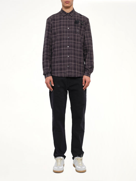 MCQ Check Flannel Shirt (Grey)