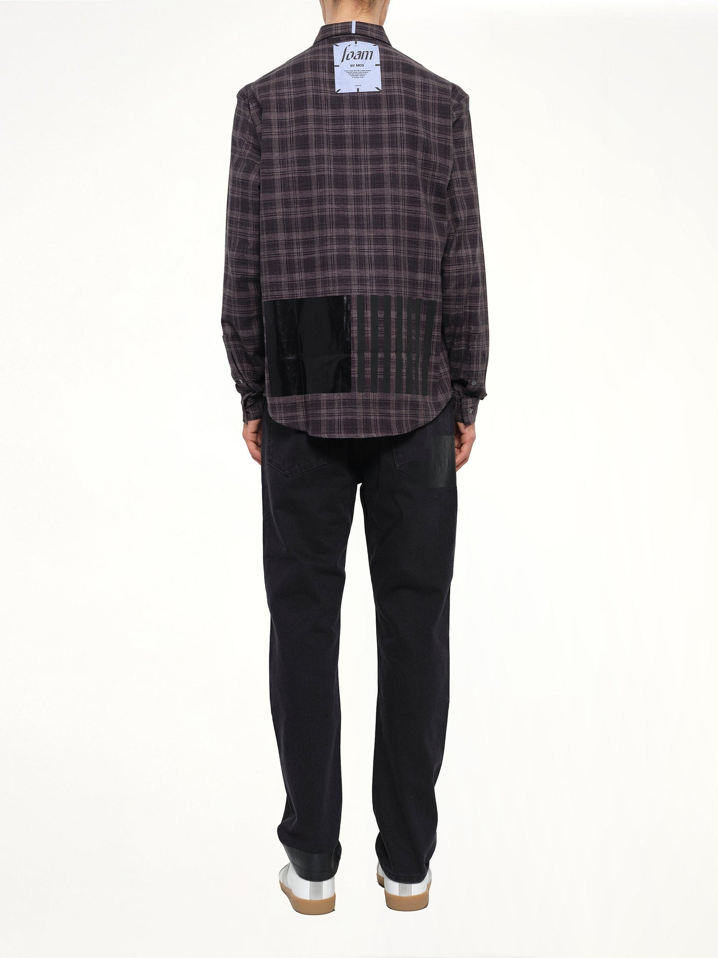 MCQ Check Flannel Shirt (Grey)