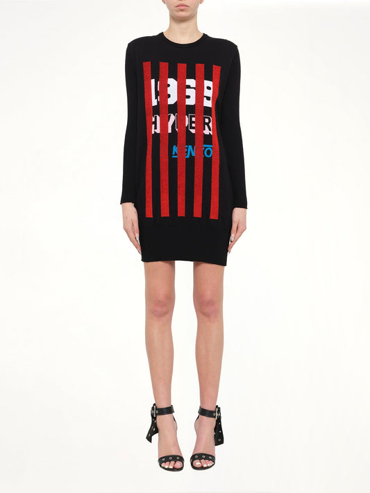 KENZO Hyper Knit Dress (Black)
