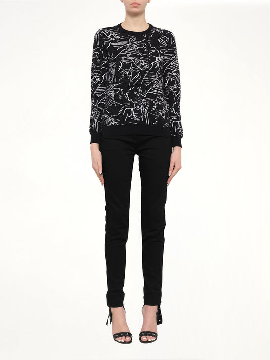 Kenzo Long Sleeve Top (Black)