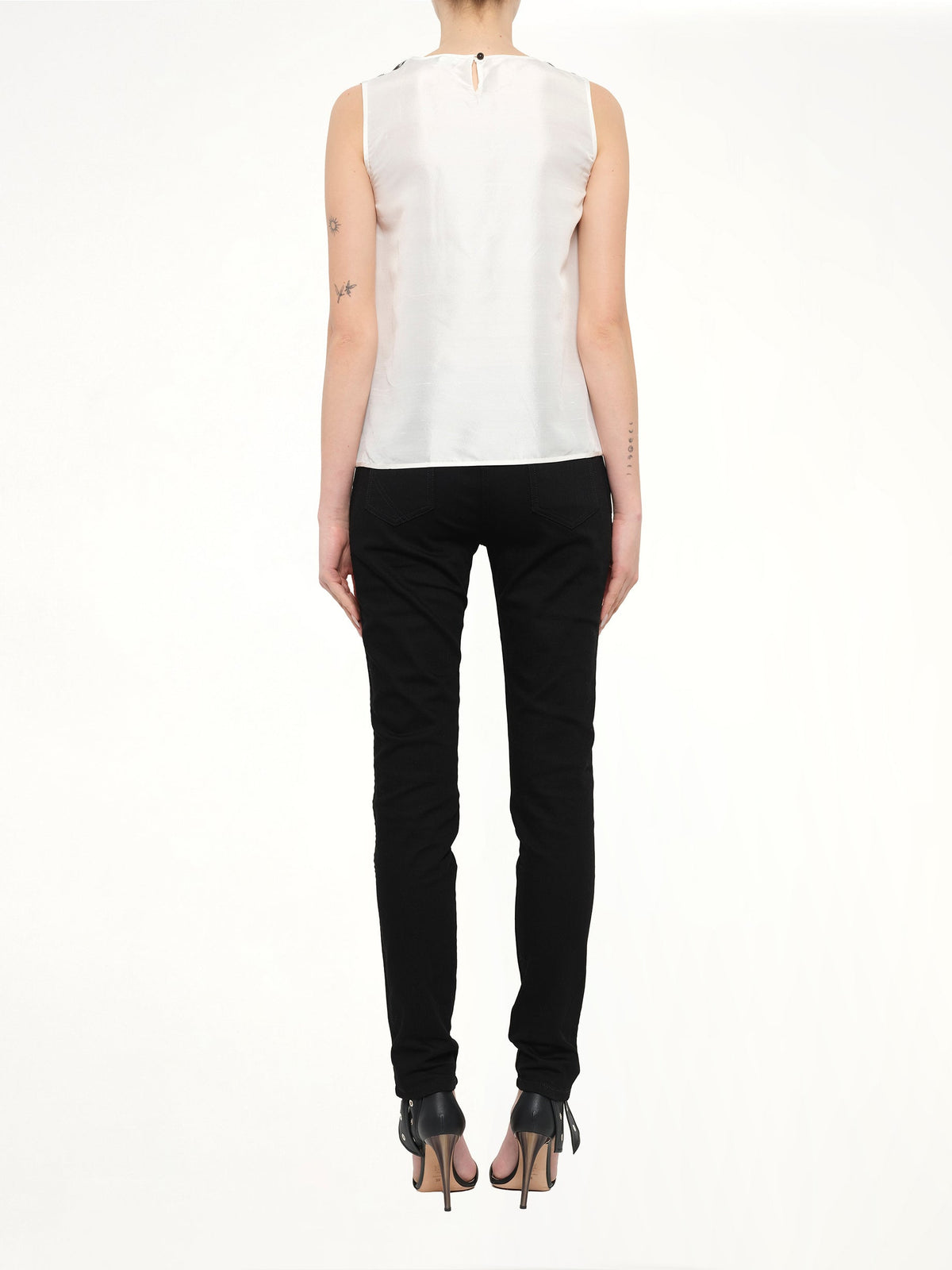 Kenzo Sleeveless Top (White)