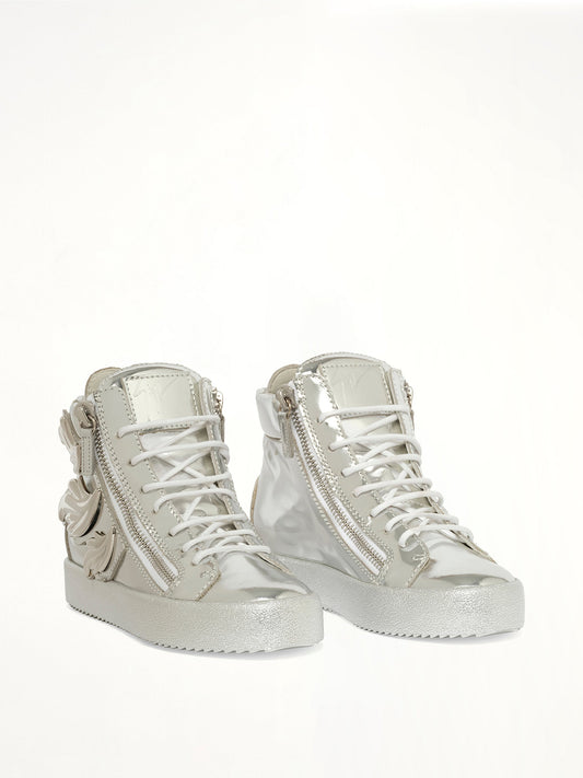 GIUSEPPE ZANOTTI Shooting Argento Sneaker (Black)