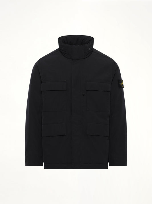 STONE ISLAND 410004 Micro Twill Field Jacket (Black)
