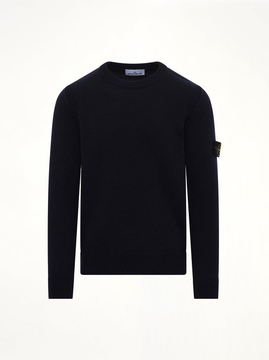 STONE ISLAND 510007 Crewneck Sweater (Navy)