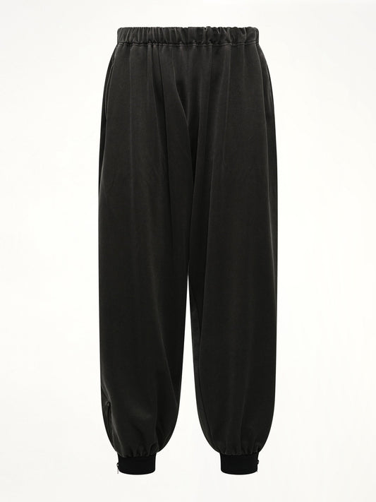 DOUBLET Faded Black Track Pants (Grey)