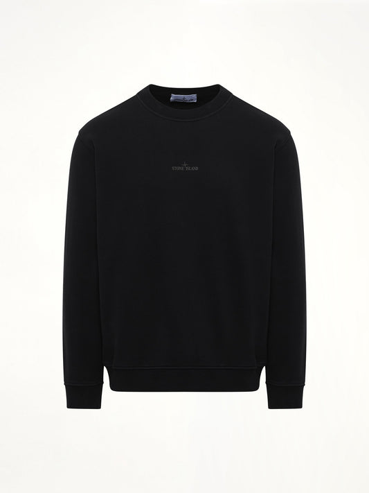 STONE ISLAND 610001 Industrial Four Sweatshirt (Black)