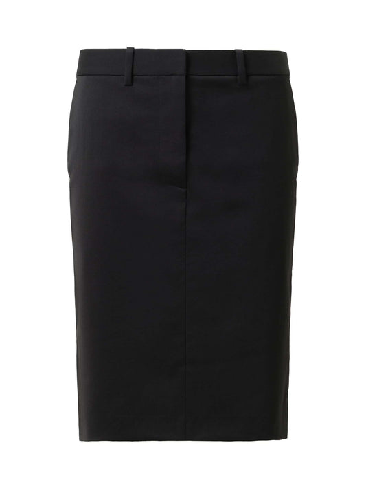 HELMUT LANG Car Zip Skirt (Black)