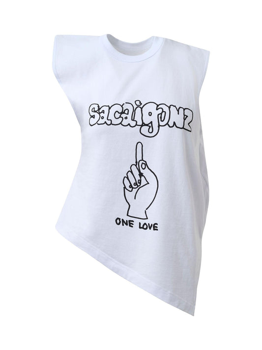 SACAI Sacai Gonz Print T-Shirt (White)