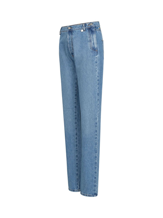 COPERNI Open Hip Denim Trousers (Washed Blue)