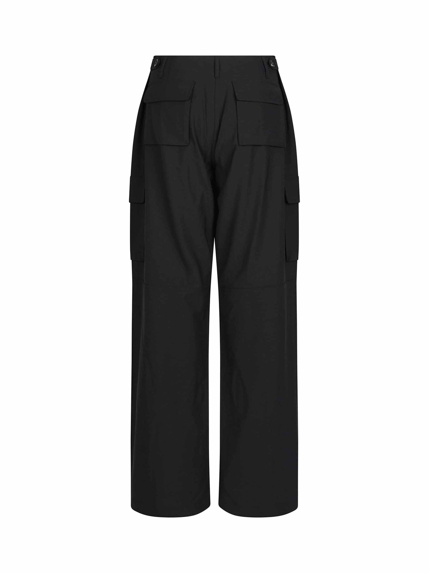 COPERNI Tailored Wide Leg Cargo Pants (Black)