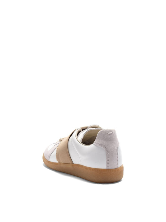 MAISON MARGIELA Replica Leather Sneakers (White Nude)