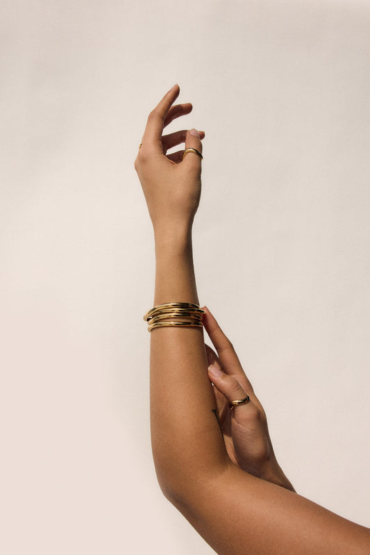 SNDYS YCL WAVE CUFF (Gold)