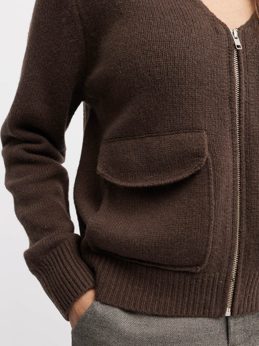 Yarra Trail Centosa Cardi (Truffle)