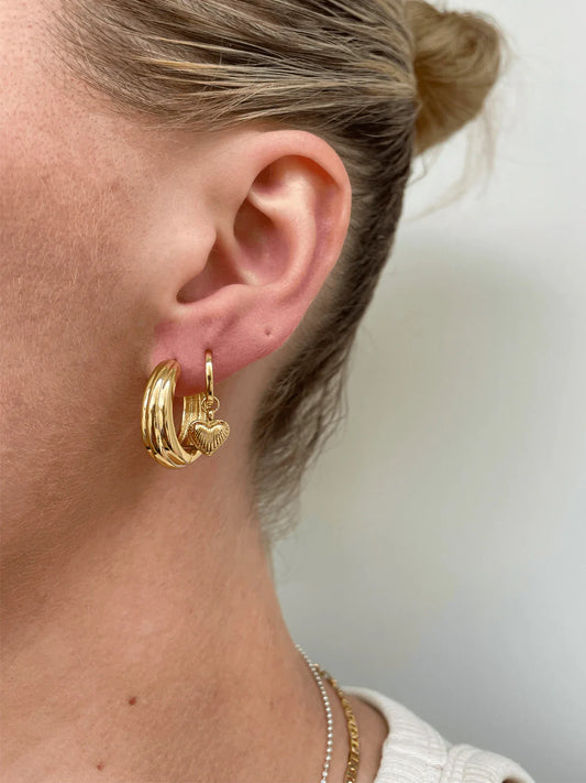ZAFINO PARIS HOOP EARRING (Gold)