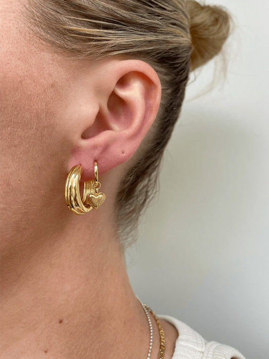 ZAFINO PARIS HOOP EARRING (Gold)