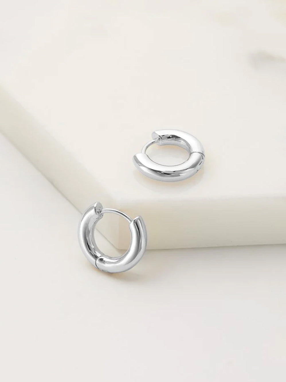 Image of Jewelry. Productname: Zafino Kendall Hoop Small in Silver colour by brand - Zafino