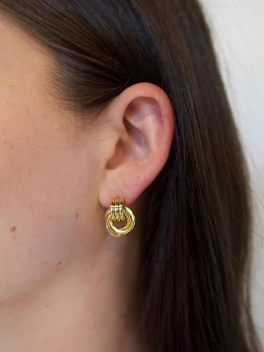 ZAFINO POPPY EARRING (Gold)