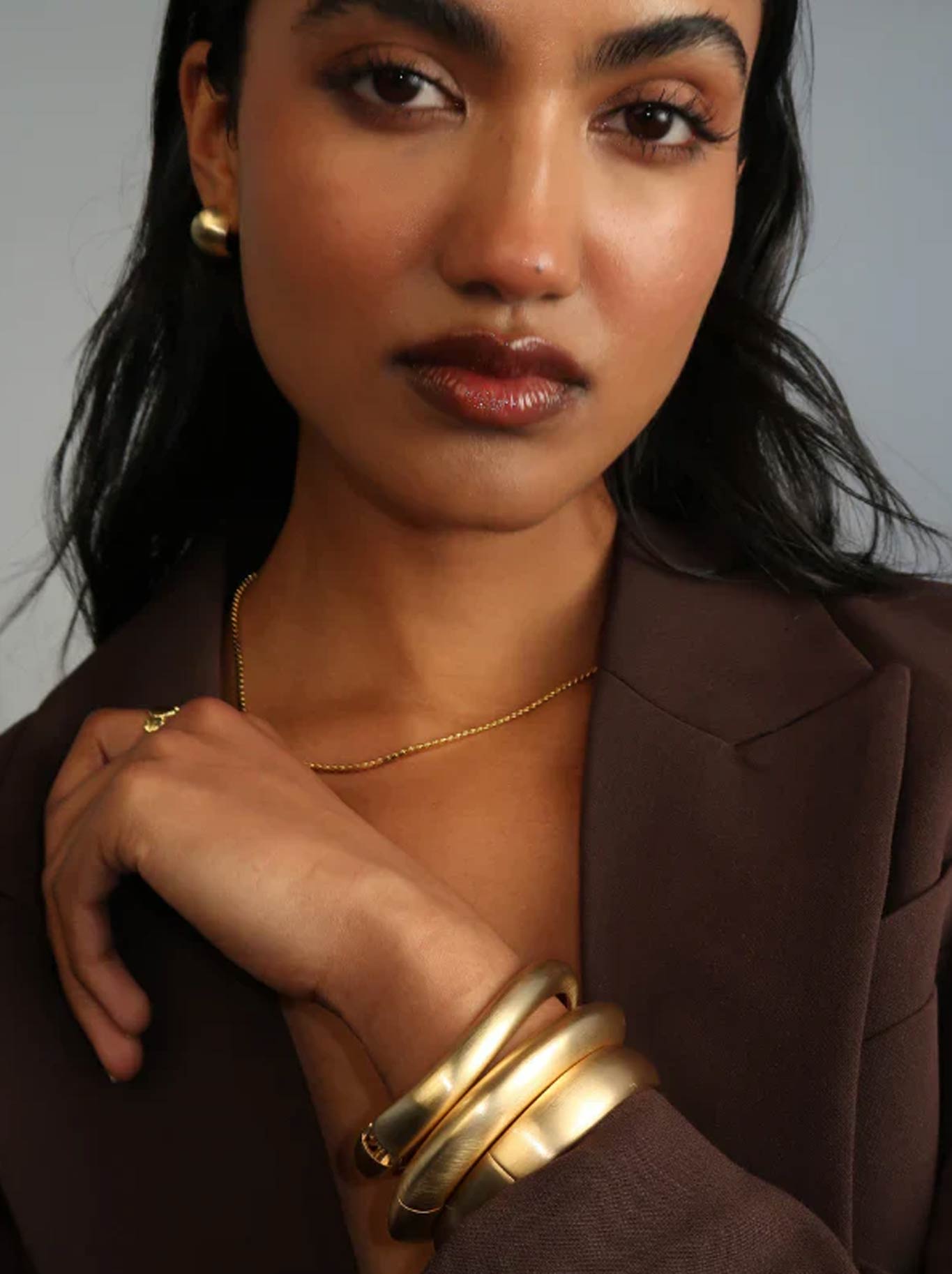 ZAFINO NARA BRUSHED BRACELET (Gold)