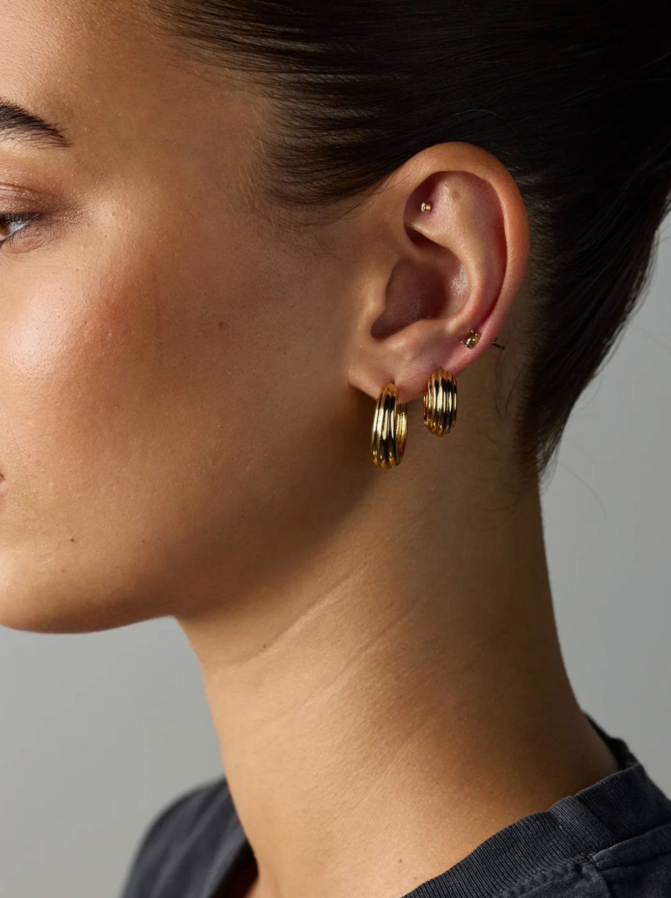 ZAFINO ELIZA HOOP (Gold)