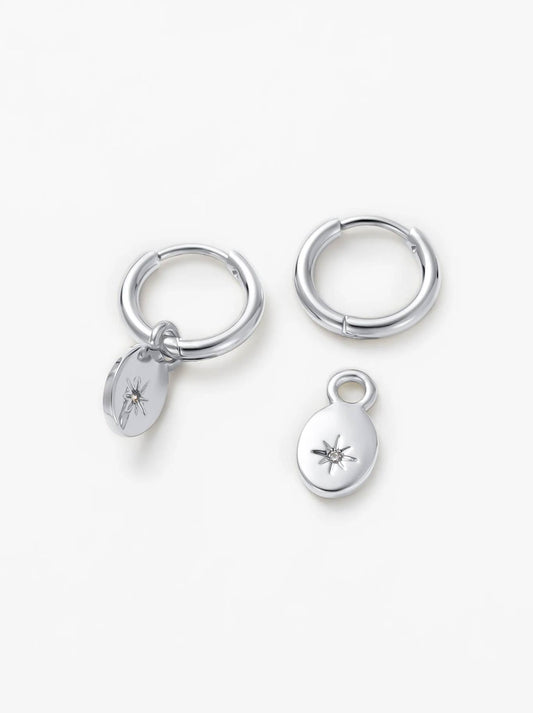 ZAFINO NALA HOOP (Silver)