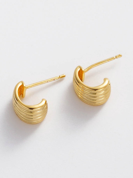 ZAFINO SASHA HOOP SMALL (Gold)