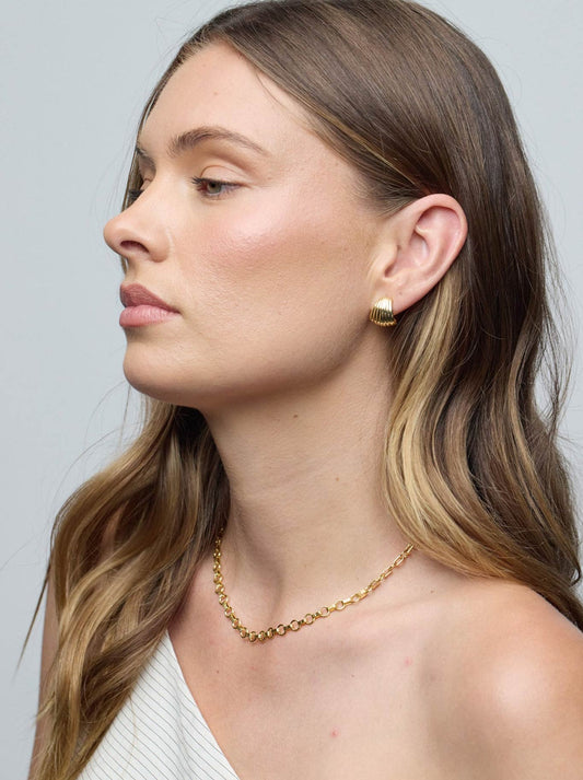 ZAFINO SASHA HOOP MEDIUM (Gold)