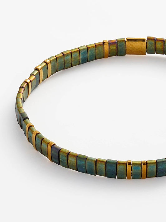 Zafino Tile Bracelet (Olive)