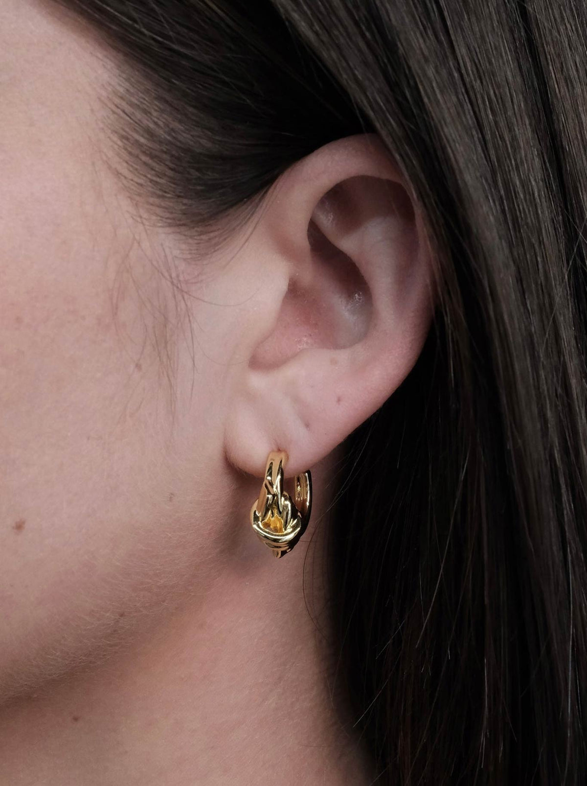 ZAFINO EDIE HOOP (Gold)