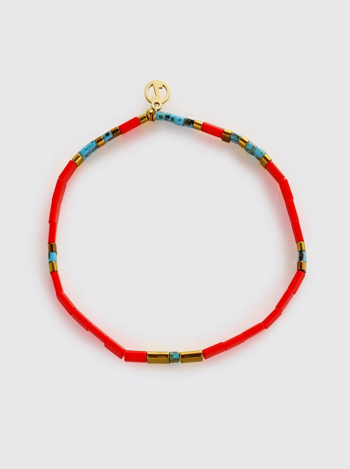 ZAFINO TILE BRACELET (Coral)
