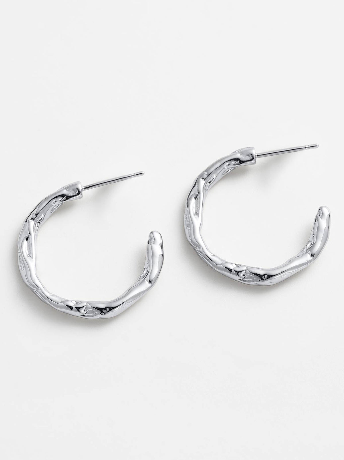 Zafino Alessia Hoop Large (Silver)