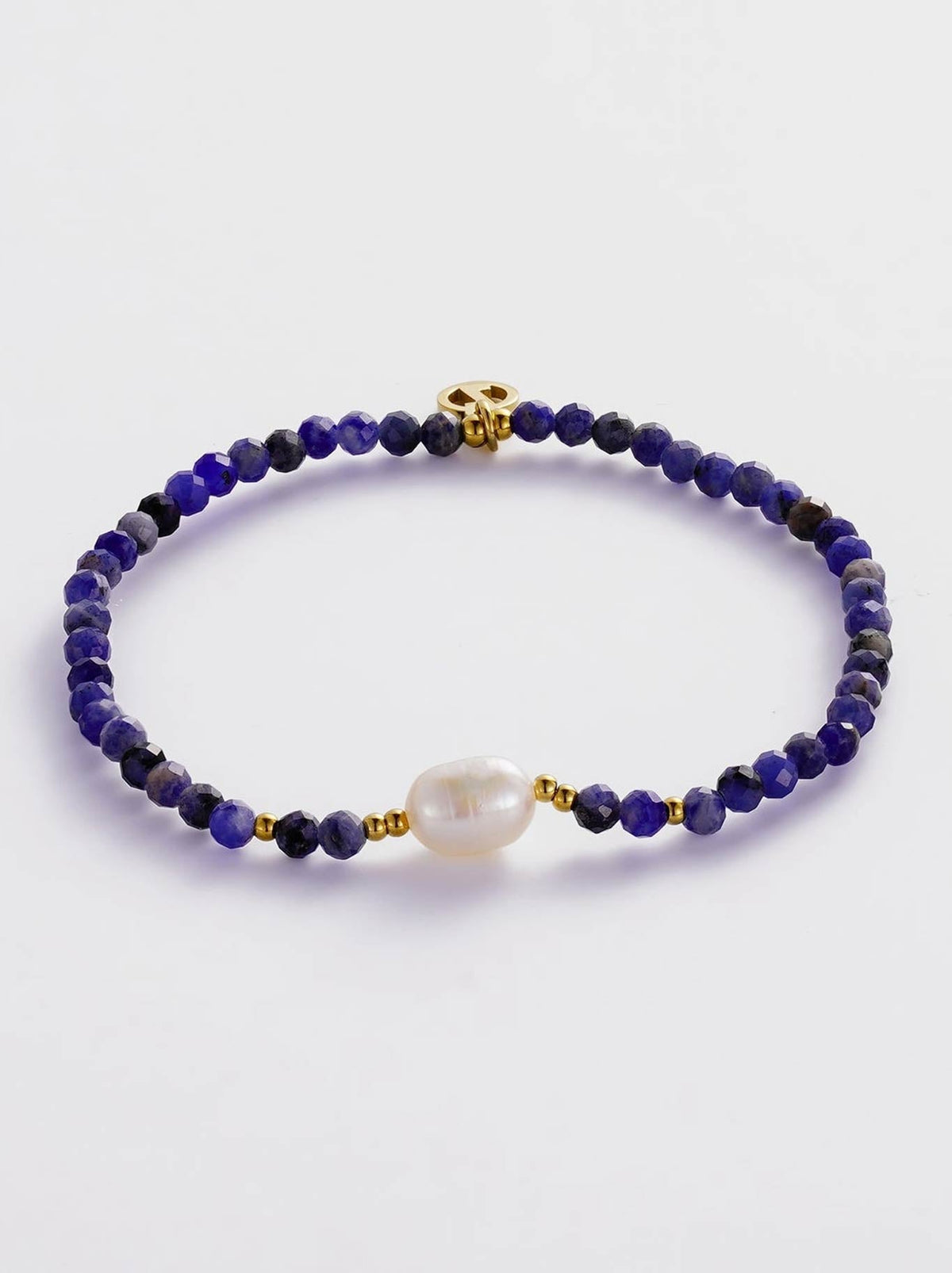 Image of Bracelets. Product name - Zafino Indigo Bracelet in Navy colour by brand - Zafino