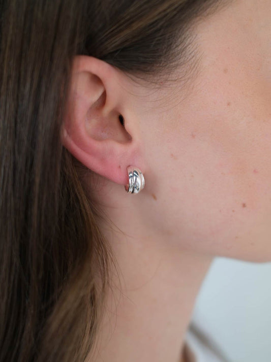 Zafino Vicky Hoop (Silver)
