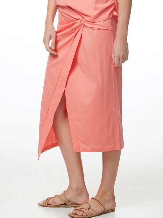 ZAKET & PLOVER T SKIRT (Coral)