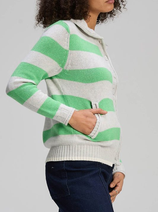 ZAKET & PLOVER EASY STRIPES HOODIE (Mercury)