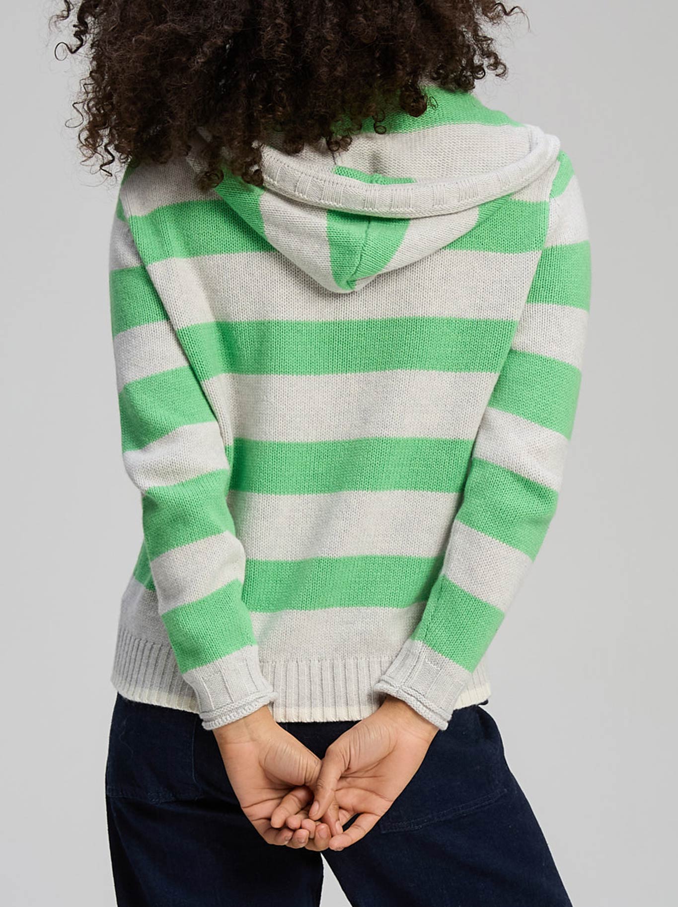 ZAKET & PLOVER EASY STRIPES HOODIE (Mercury)