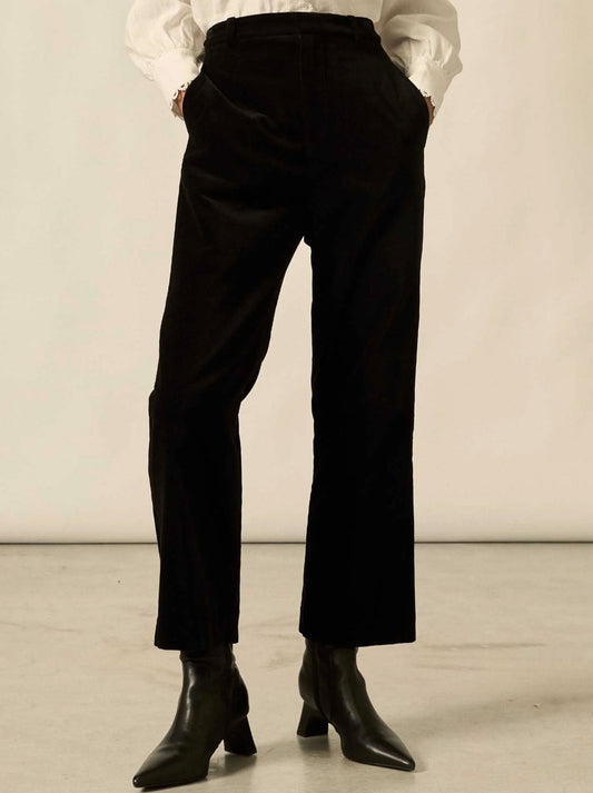 Image of a model wearing Pants. Product name - ZOE KRATZMANN MERIDAN PANT in Sand colour by brand - Zoe Kratzmann