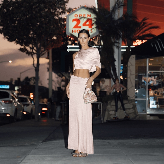 Olga Berg ALFIE Sequin Bag (Floral)