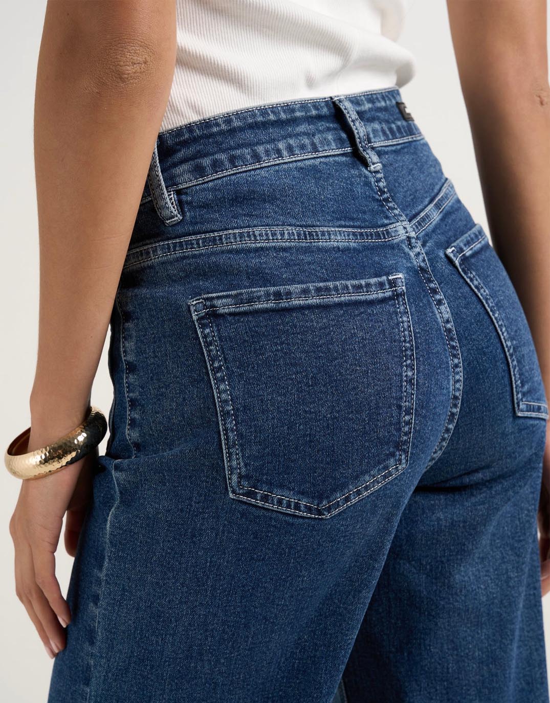 Among The Brave Zoey High Rise Stretch Denim Jean (Mineral Blue)