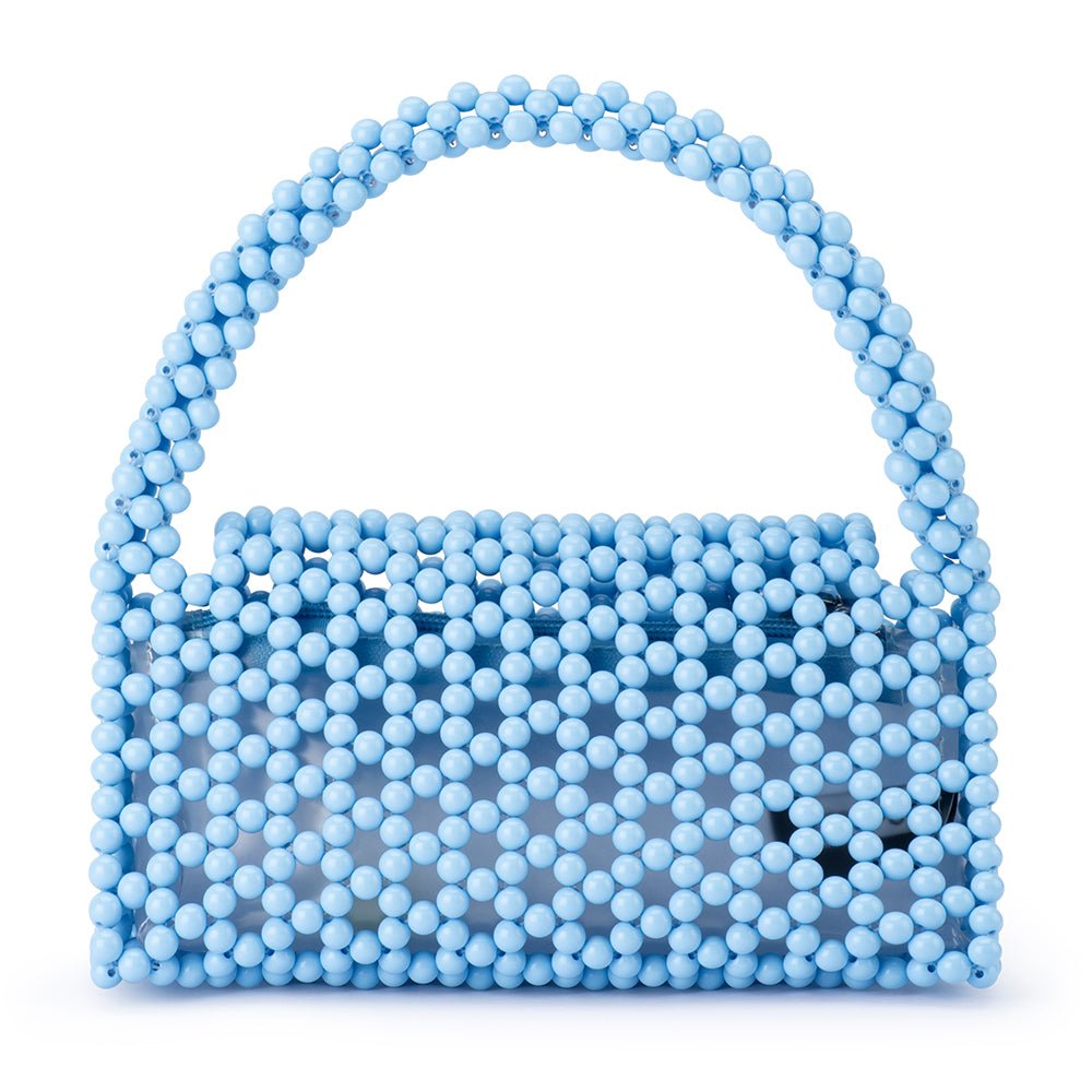 Olga Berg AMRITA Bead Top Handle (Blue)