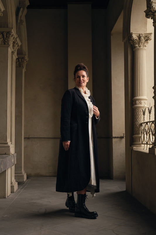 Arc Coat - Cotton Velvet
