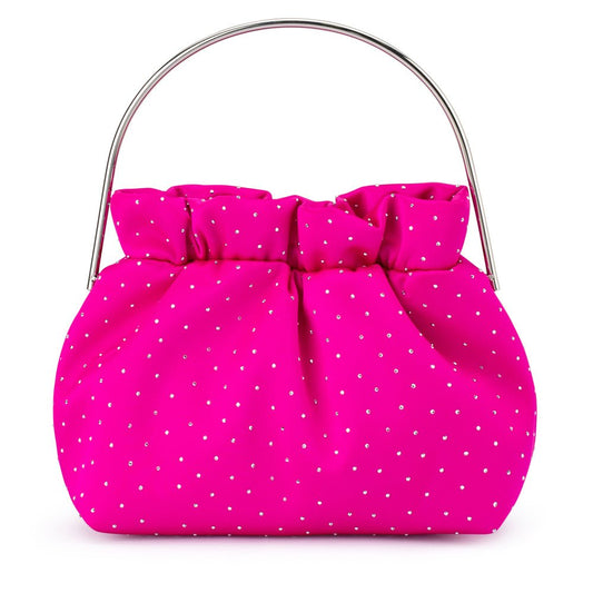 Olga Berg ARCHIE Top Handle Pouch (Fuchsia)