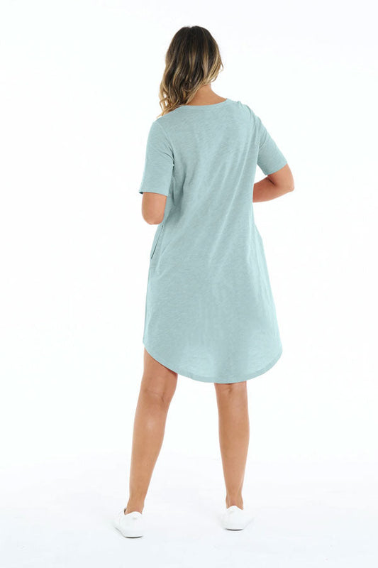 Kabana Betty Basics | Nyree Dress Mineral (Green)